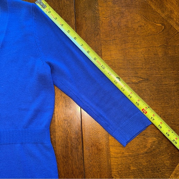 Ann Taylor women’s petite 3/4 sleeve cardigan sweater acrylic wool blend SP - Picture 12 of 12